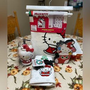 Hello Kitty Christmas shower set